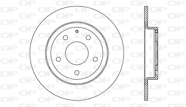 OPEN PARTS Тормозной диск BDR2714.10